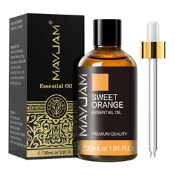 Aromatherapy Essential Oil Blend - Lavender, Vanilla, Jasmine, Eucalyptus, and Peppermint (30ml) - 30ml (Sweet Orange)