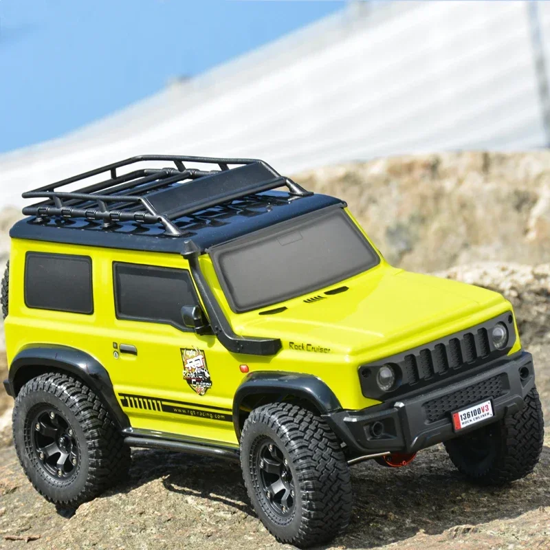 Rgt Jimny 1/10 136100v3 Радиоуправляемый автомобиль 4wd внедорожник для скалолазания на гусеничном ходу модель автомобиля с дистанционным управлением стандартная модель автомобиля