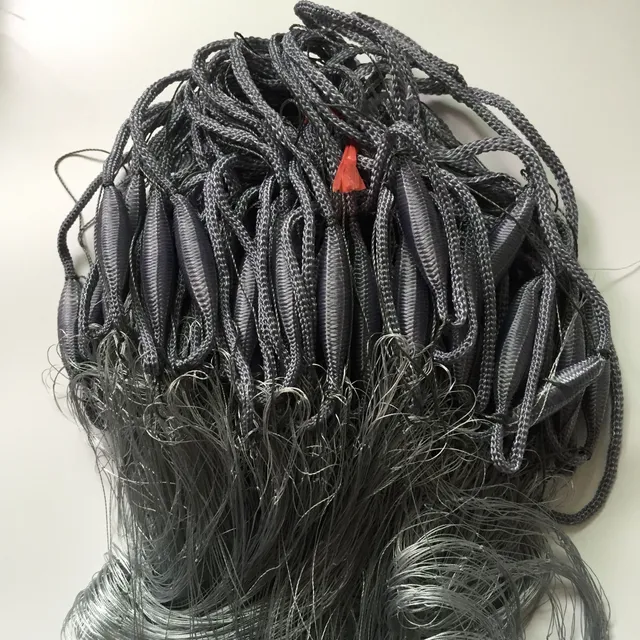 Finland 1.8*(30M and 60M) Gillnet Outdoor Hunting Catch Fishing Net Multifilament Nylon Line Three Layers Throw Fish Network 2