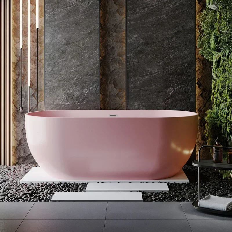 Color seamless acrylic bathtub home bed and breakfast small apartment independent children bath mobile