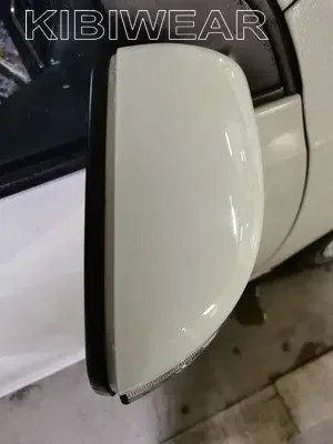 Best White Side Mirror Cover Cap for VW Golf MK6 6 VI GTI R20 Rearview replace right left Auto housing_voghion.com