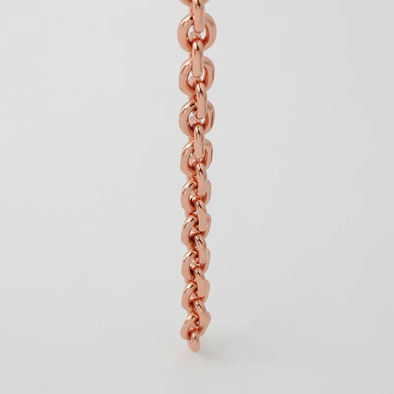 7Mm 7.5 Mm Rose  Gold O Shape Bag Strap Detachable Replacement Purse Chain Bag Belts Straps Handles Purse Hanger Parts New