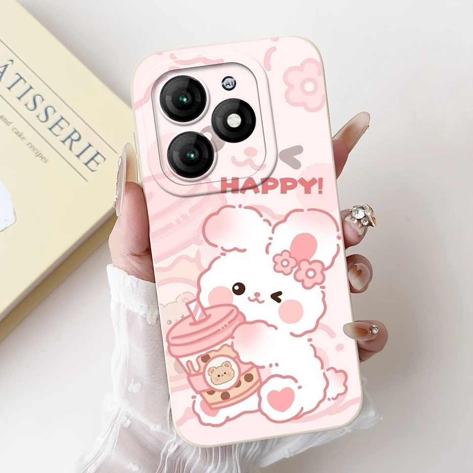 Cute Panda Cartoon Soft Silicone Shockproof Phone Case Cover