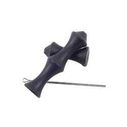 Archery Bow String Silencer and Finger Protector (Black)