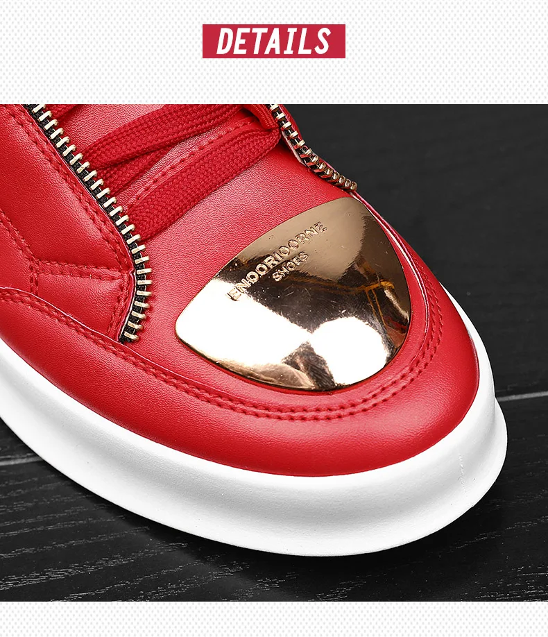 Leather Tourism Waterproof Shoes Men high top Sneakers - Uniqwear