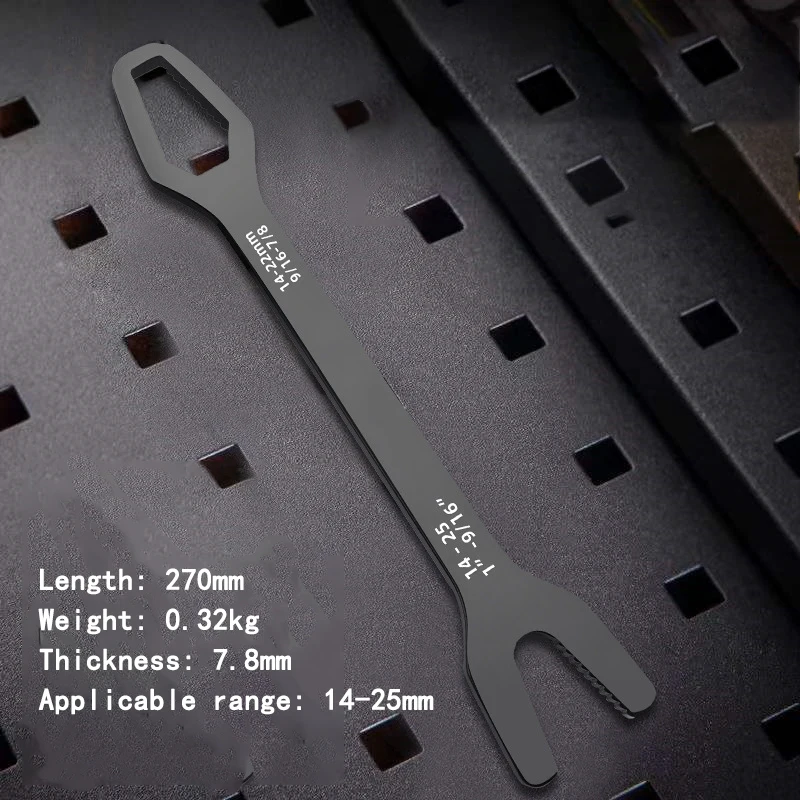 3-22mm Multifunktionaler Universal-Drehmoment-Torx-Schlüsselsatz Metall-Handwerkzeug Auto- und Fahrrad-Reparaturwerkzeuge Doppelkopf Kraftsparend – Detail 22