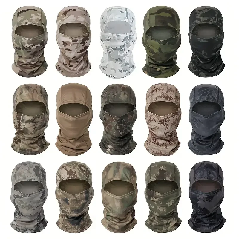 Balaclava Hat Camouflage Cycling Full Face Mask Outdoor Sports Hunting Hiking Ski Motorcycle Helmet Inner Cap