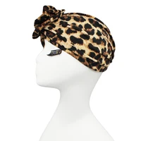 Chemo Leopard Design Women Bandanas Girl Skullies Beanie Turban Head Wrap For Hair Loss Cap Headwear Lady Rural Female HAT231 2