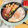 2000W Household Large Capacity Yuanyang Electric Hot Pot Multifunctional All-in-one Electric Frying Pan Electric Cook Pot 6L 2
