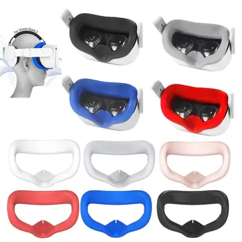 Cuscinetti morbidi per cuscino con copertura in silicone per visore VR per accessori VR Oculus Quest 2