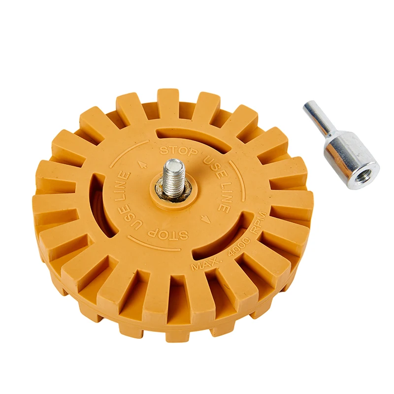 8cm/10cm Car Pneumatic Rubber Eraser Wheel Pad Rubber Disk Decal Eraser Wheel Sticker Remover Paint Cleaner Auxiliary Tool car sticker remover