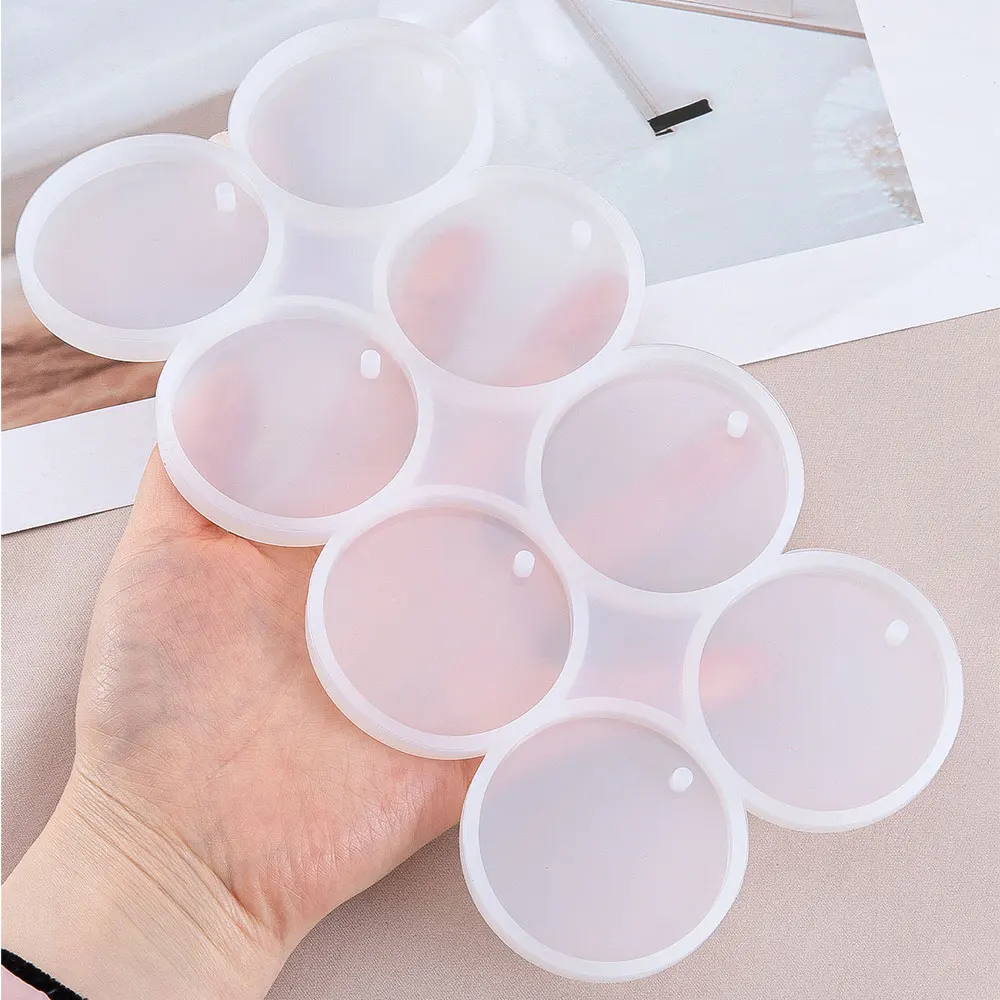 Stampo silicone pre domed nuvole 1,5cm per orecchini (chunky collection