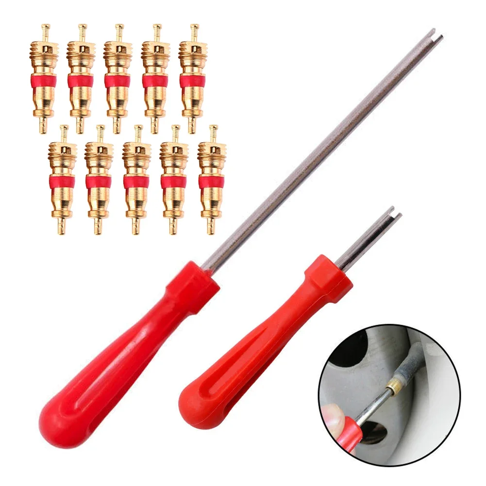 Multifunctional Tire Valve Core Removal and Installation Tool
