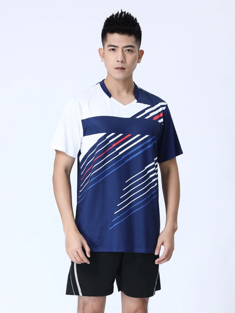 Men and Women Tennis Shirt Set Badminton Clothes Table Tennis Shirt Clothing Shorts Suit Breathable Sportswear