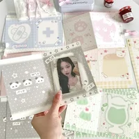 10 Pcs/Pack Korean Style Kpop Photo Card Back Packaging Card Set Packaging Sell Album Idol Photo Gift Package Card Supplies 1