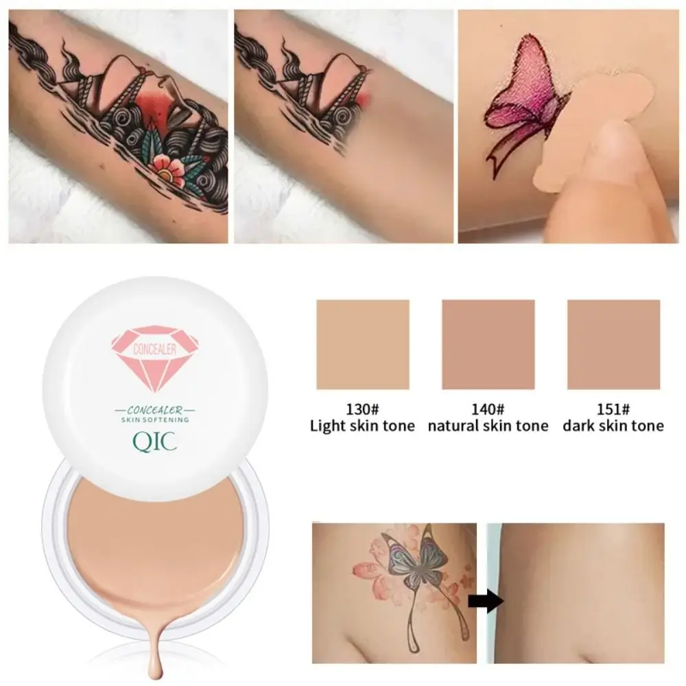 Multicolor Concealer Moisturizing Fine Smooth Covering Tattoos Cream Coverage Acne Marks Cover Dark Circles