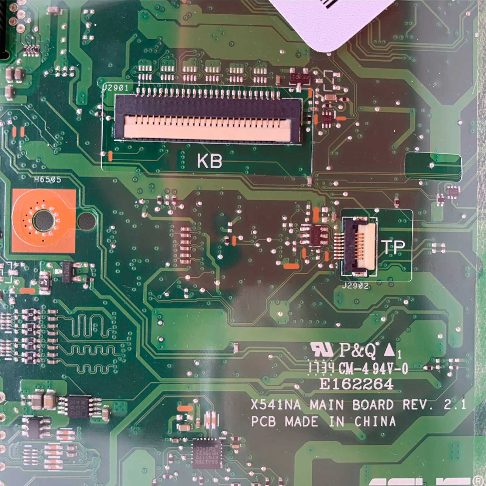 Kefu Placa-mãe X541na é para Asus Vivobook Max D541n X541n Placa-mãe do Portátil com Cpu N3350 2gb Ram 100% Teste Placa-mãe para notebook - Imagem 4
