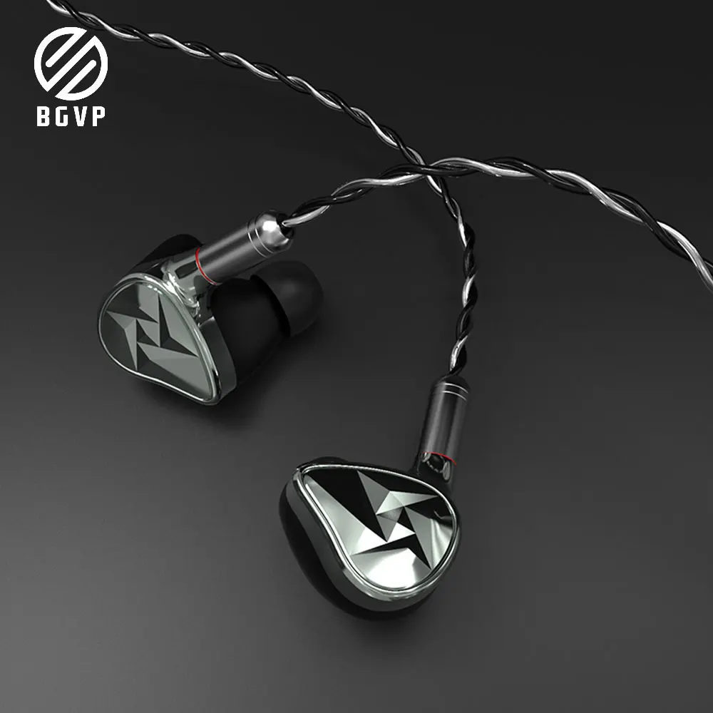 

BGVP NE5 Wired Best In Ear HiFi IEMs Earphone 2ES+2BA+DD Dynamic Driver Electrostatic Balanced Armatures Monitor with MMCX Cable