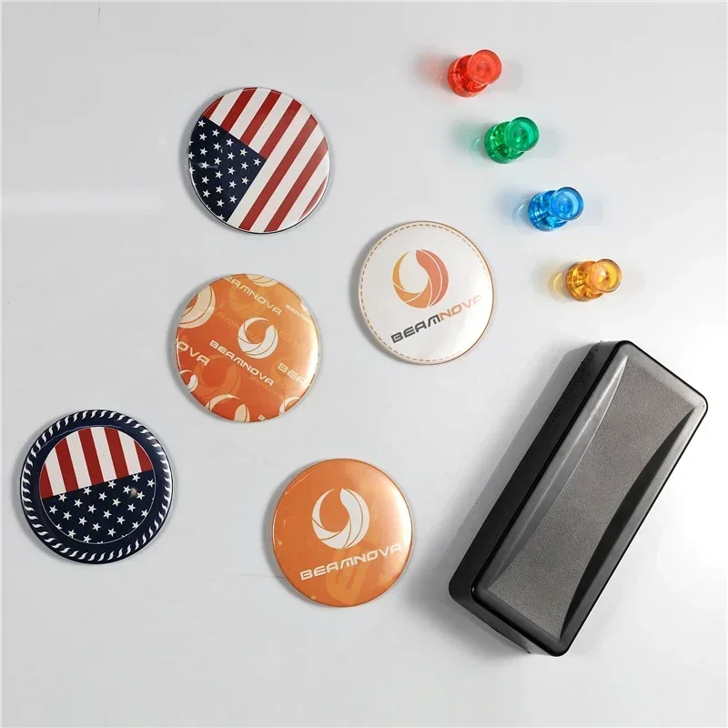 Badge Pin 50/100PCS 25-75mm Magnet Refrigerator Badge Pin Button Maker Parts DIY Badge Button Pins For Art Crafts Making Fridge Badges Set