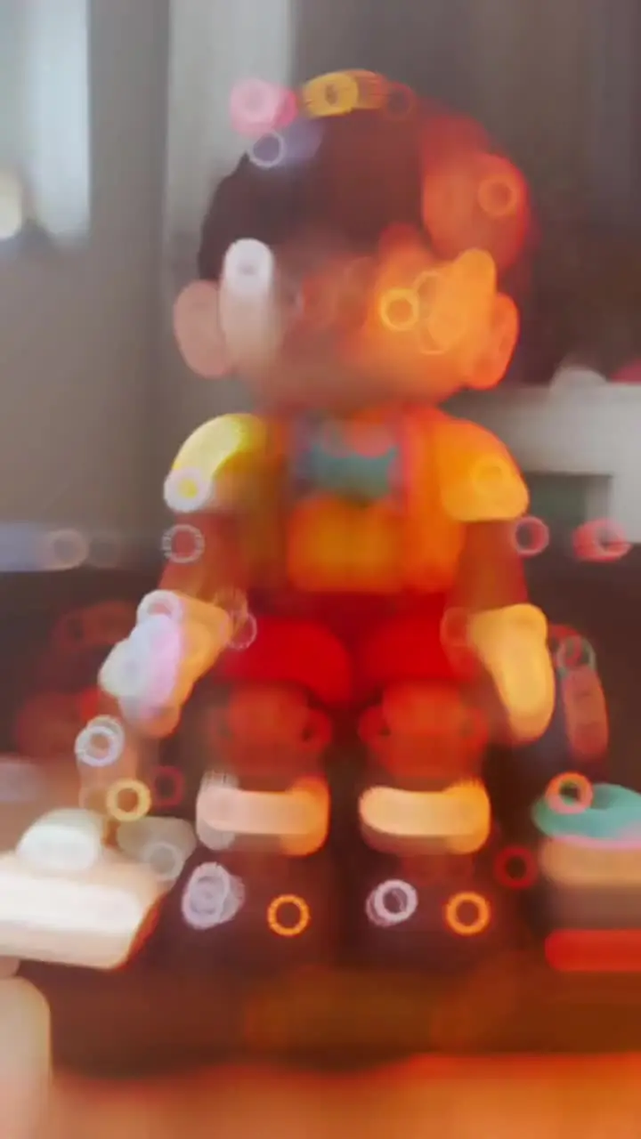 ピノキオビルディングブロック古典的なおとぎ話長い鼻人形モデルレンガ