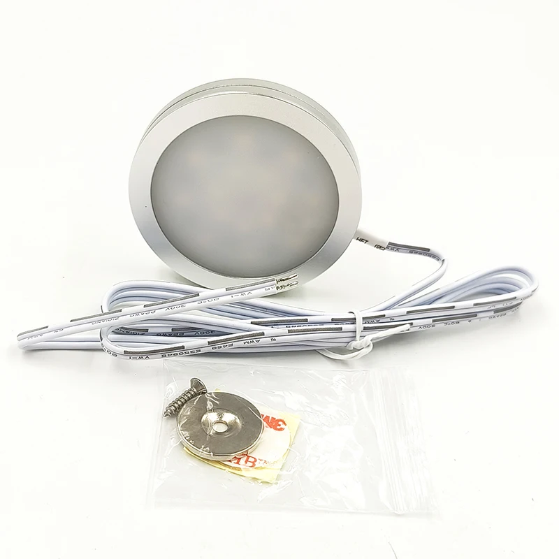 Usb LED 밝기 조절 슬림 마그네틱 표면 장착 스포트라이트, 초박형 3W 캐비닛 미니 라이트, DC12v 24v 다운라이트 자동차 인테리어