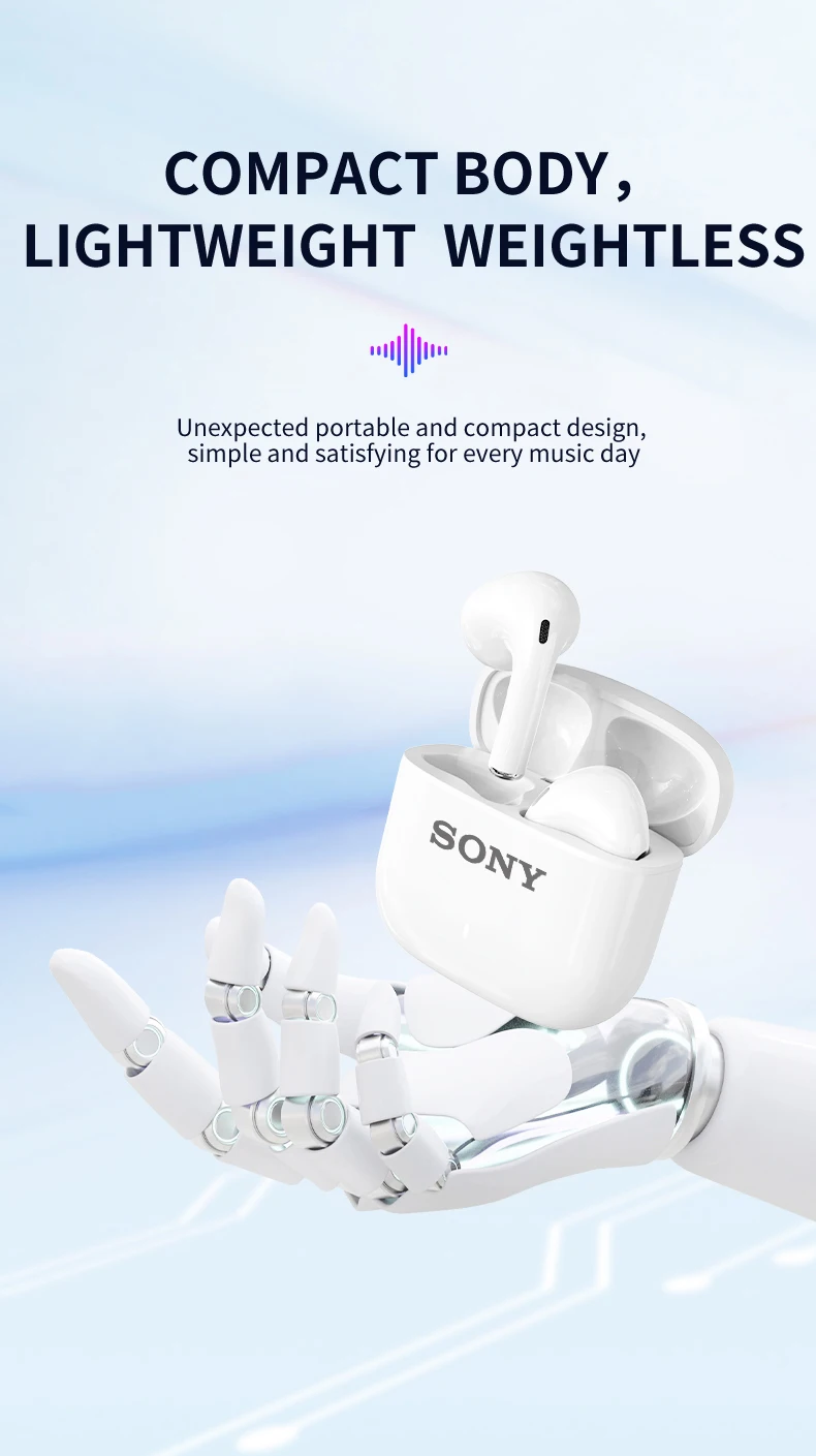 SONY A13 Bluetooth Headset HiFi Stereo Game Waterproof Earphone Wireless Bluetooth 5.3 Sport Earbuds Headphones