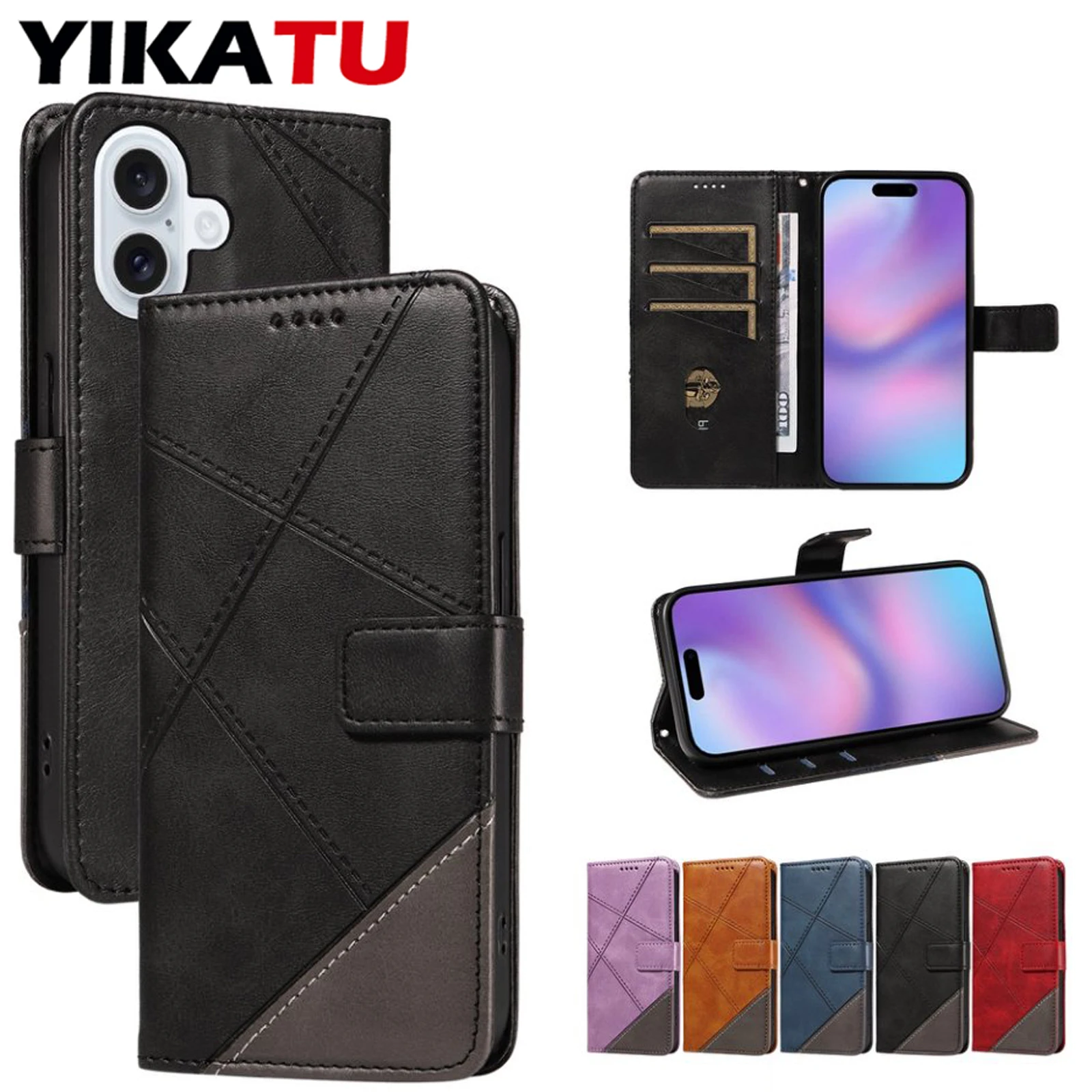 Deluxe Leather Wallet Phone Case