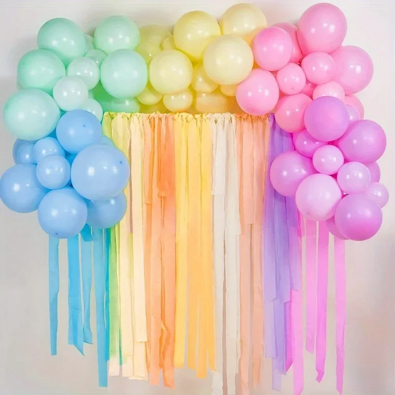 6 Rolls 492ft Vibrant Crepe Paper Streamers Party Decorations Streamers 6 Pastel Colors Birthday Wedding Birthday Streamers Party Decorations