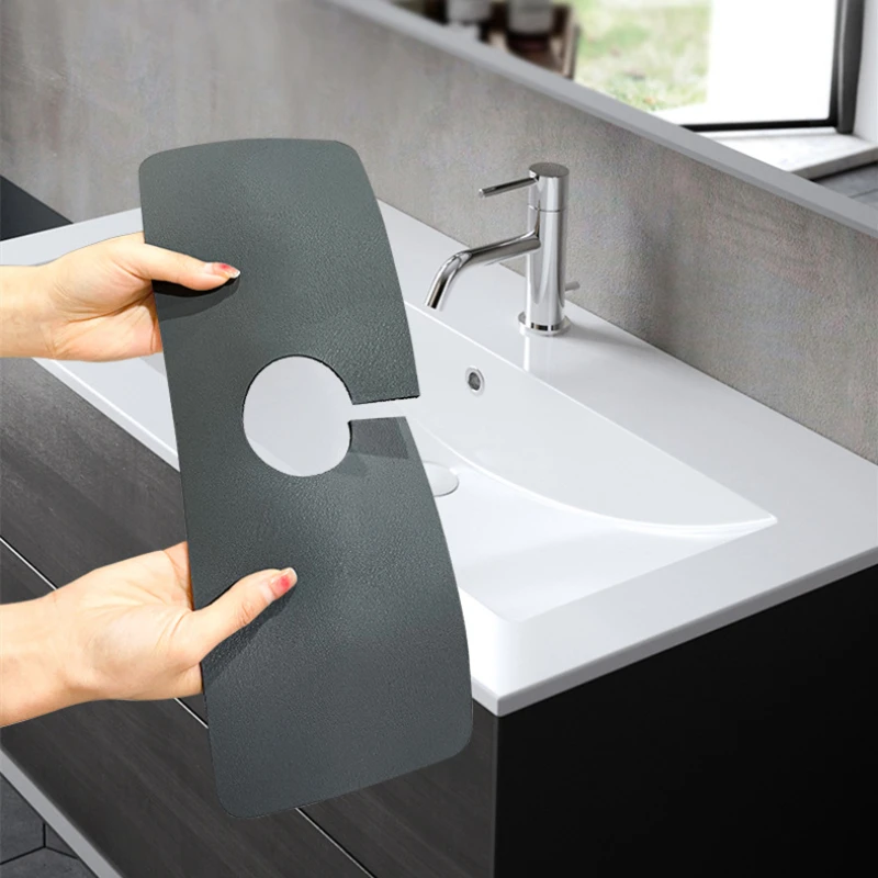 Kitchen Faucet Absorbent Mat Diatomaceous Earth Sink Splash Guard  Countertop Protector Waterproof Thicken Faucet Floor Pad - AliExpress