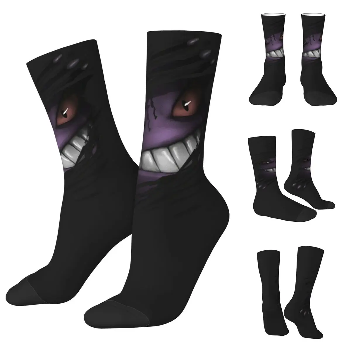 

Monster Face Unisex Socks,Hiking 3D Print Happy Socks Street Style Crazy Sock