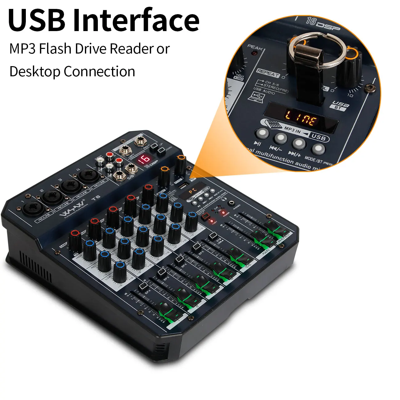Mixers Usb | Pc Audio Mixer Streaming | Audio Mixer Sound Card - Sound - Aliexpress