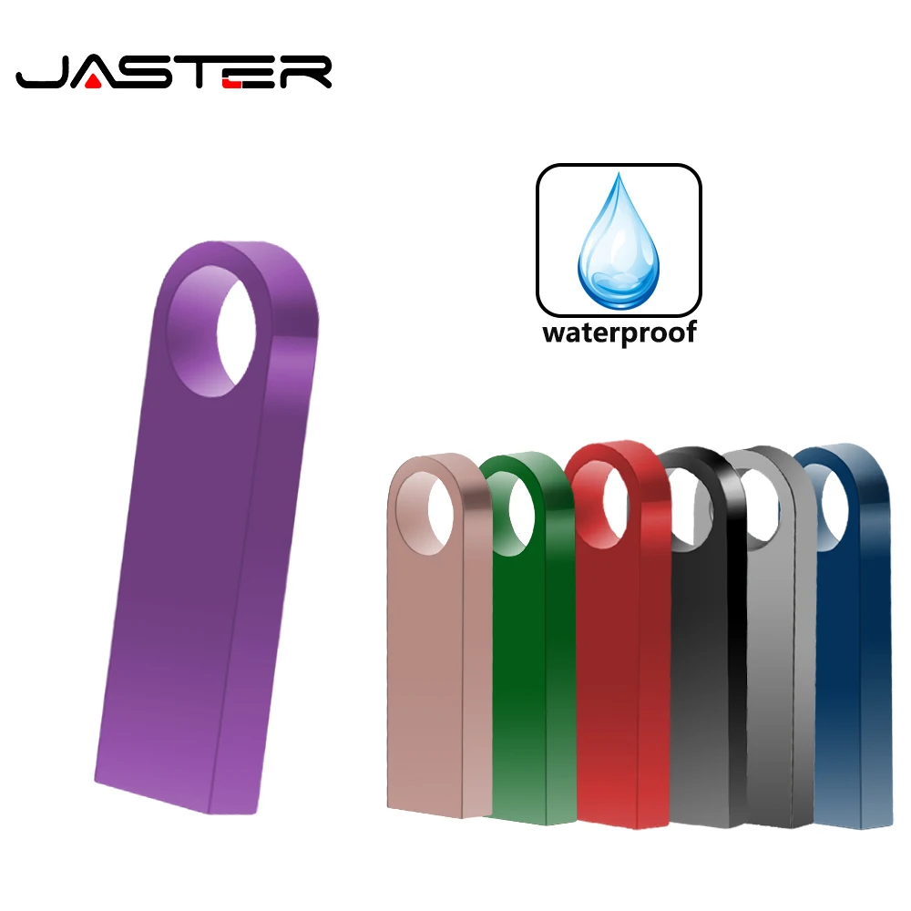 

JASTER Color Metal Type-C USB 2.0 Flash Drive 64G Free Custom LOGO U Disk 32GB 16GB 8GB Waterproof Pen Drives 4GB Memory Stick