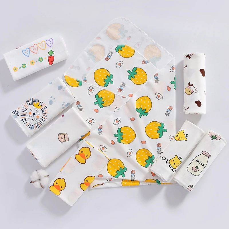 

1pc Muslin Cotton Newborn Swaddles Soft Baby Boy Girls Blankets Bath Knitted Infant Wrap Sleepsack Stroller Cover Play Mat