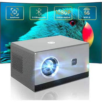 4K Portable Projector With WiFi & Android TV