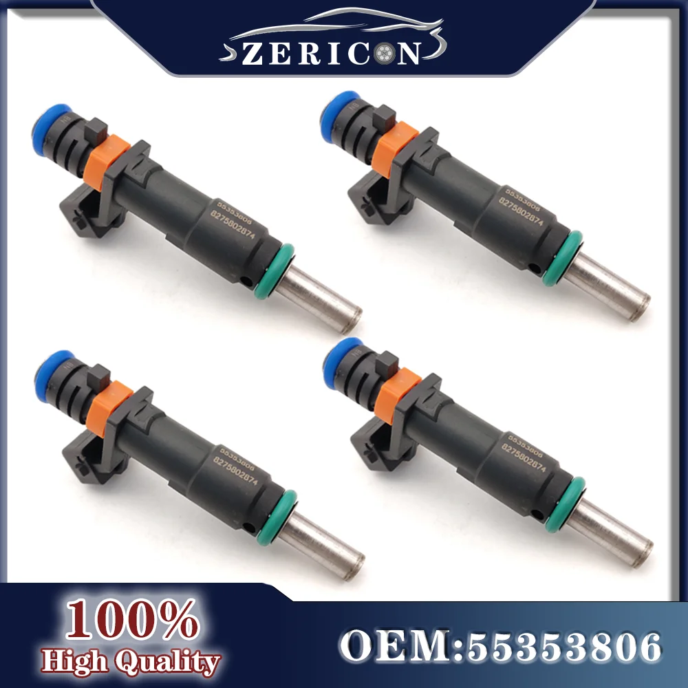 4pcs 55353806 Fuel Injector Brand New For Vauxhall Astra Chevrolet
