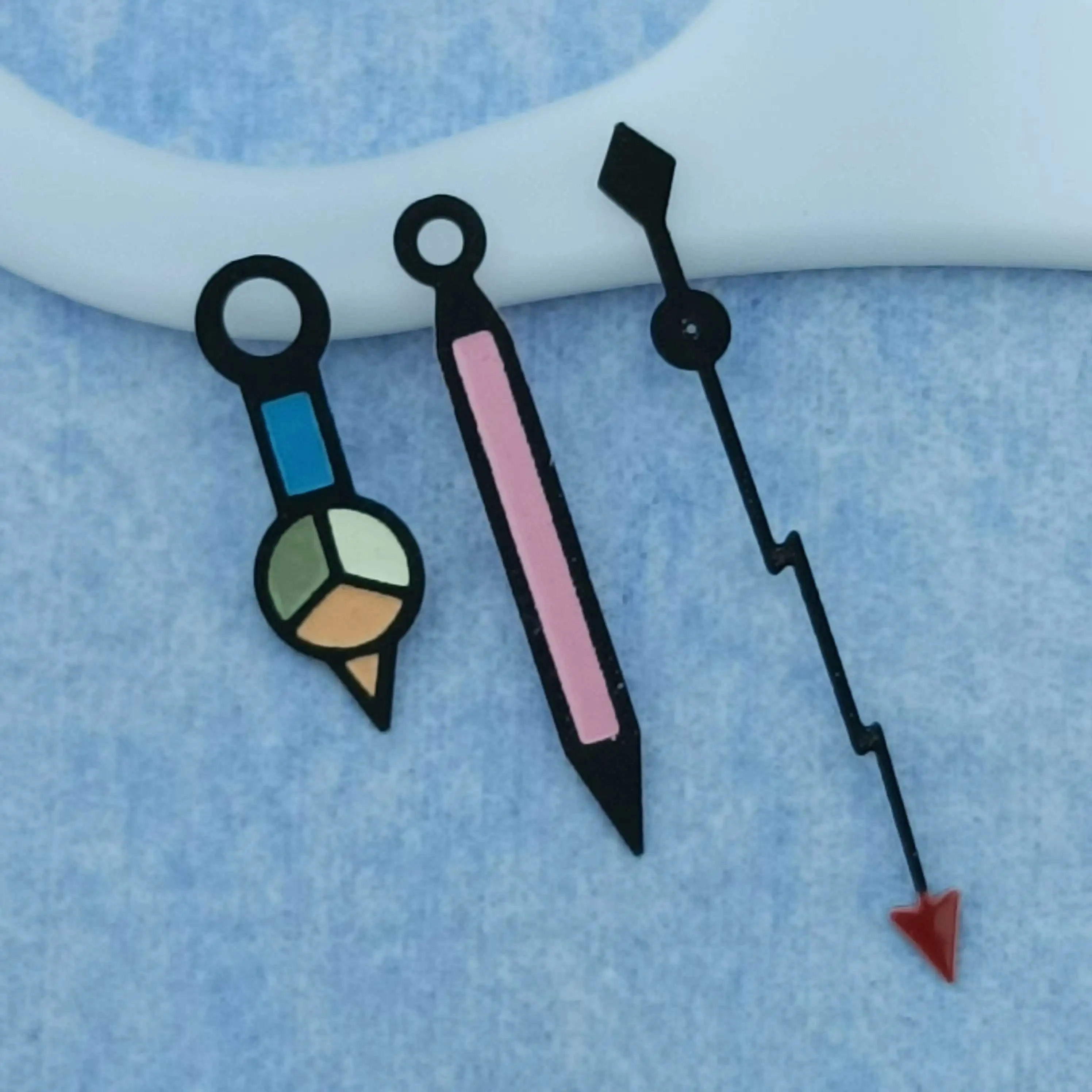 시계 무브먼트 수정 키트용 녹색 발광 시계 바늘, NH35, NH36, 8mm, 12mm, 12.5mm 포인터