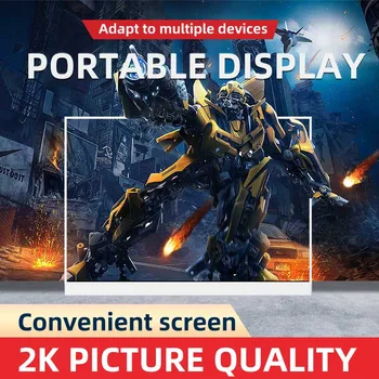 노트북용 듀얼 확장형 디스플레이, 휴대용 모니터, HDR IPS, C타입, 확장 HDMI 스크린, 15 인치, 2K, 60Hz, 100% sRGB 500cd