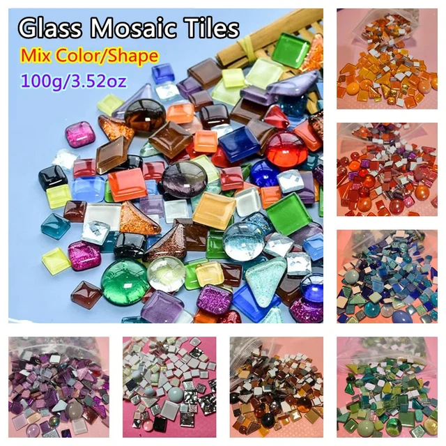 Crafts Glass Tiles Mosaics, Craft Supplies Glass Mosaic