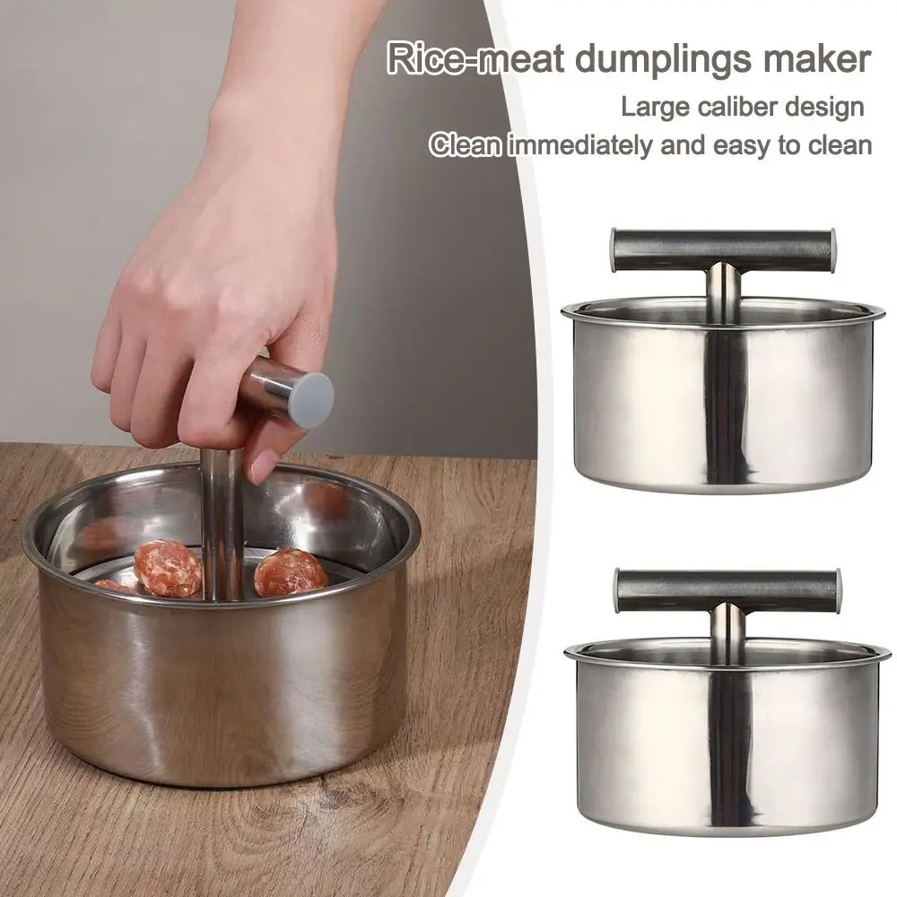 Meatball Maker 6/12 Holes Stainless Steel Quick Cooking Kitchen Extruded