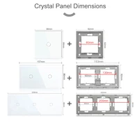 BSEED  Wifi 1/2/3Gang Smart Touch Switches 1/2/3Way Wall Light Switches Tuya Smart Life App Control Plus Sockets EU Standard - Image 6