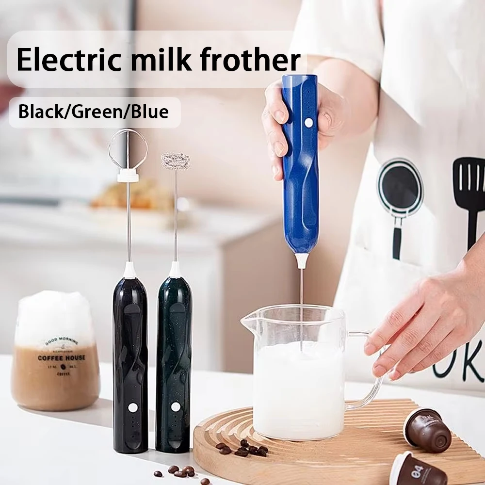 Portable Rechargeable Electric Milk Frother Foam Maker Handheld Foamer High Speeds Whisk Cappuccino Mixer Coffee Wand whisk