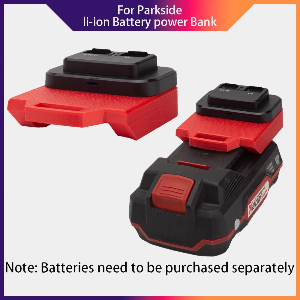 PARKSIDE® ADAPTATEUR POUR batterie 20 V powerbank LED chargeur