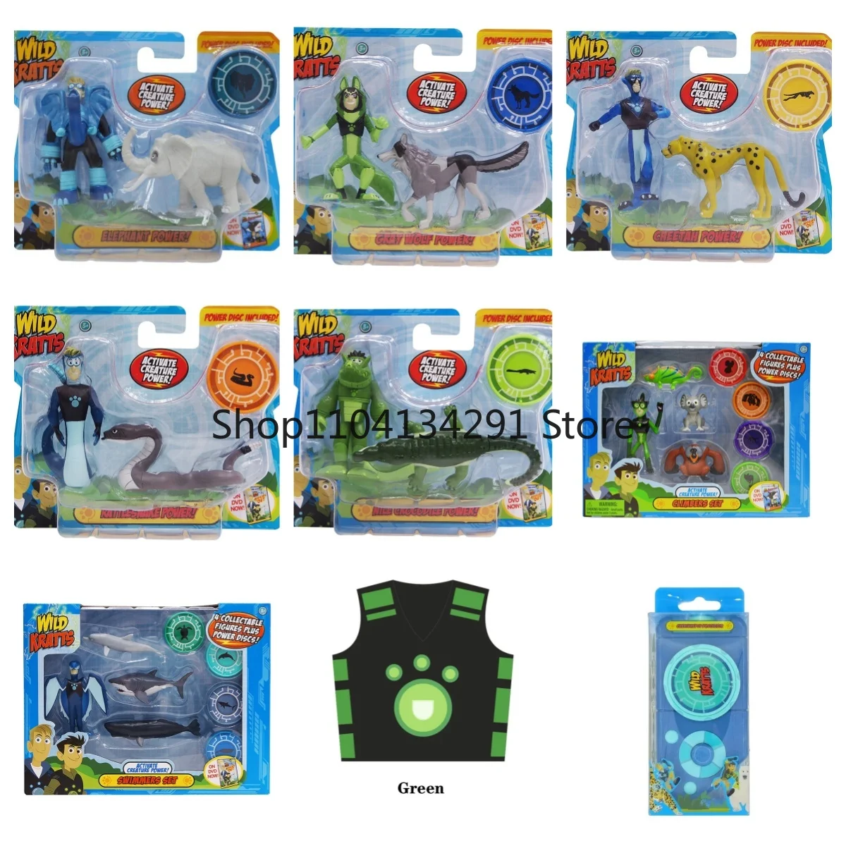 Original Wild Kratts Sets Brinquedo Anime Action Figure Animals