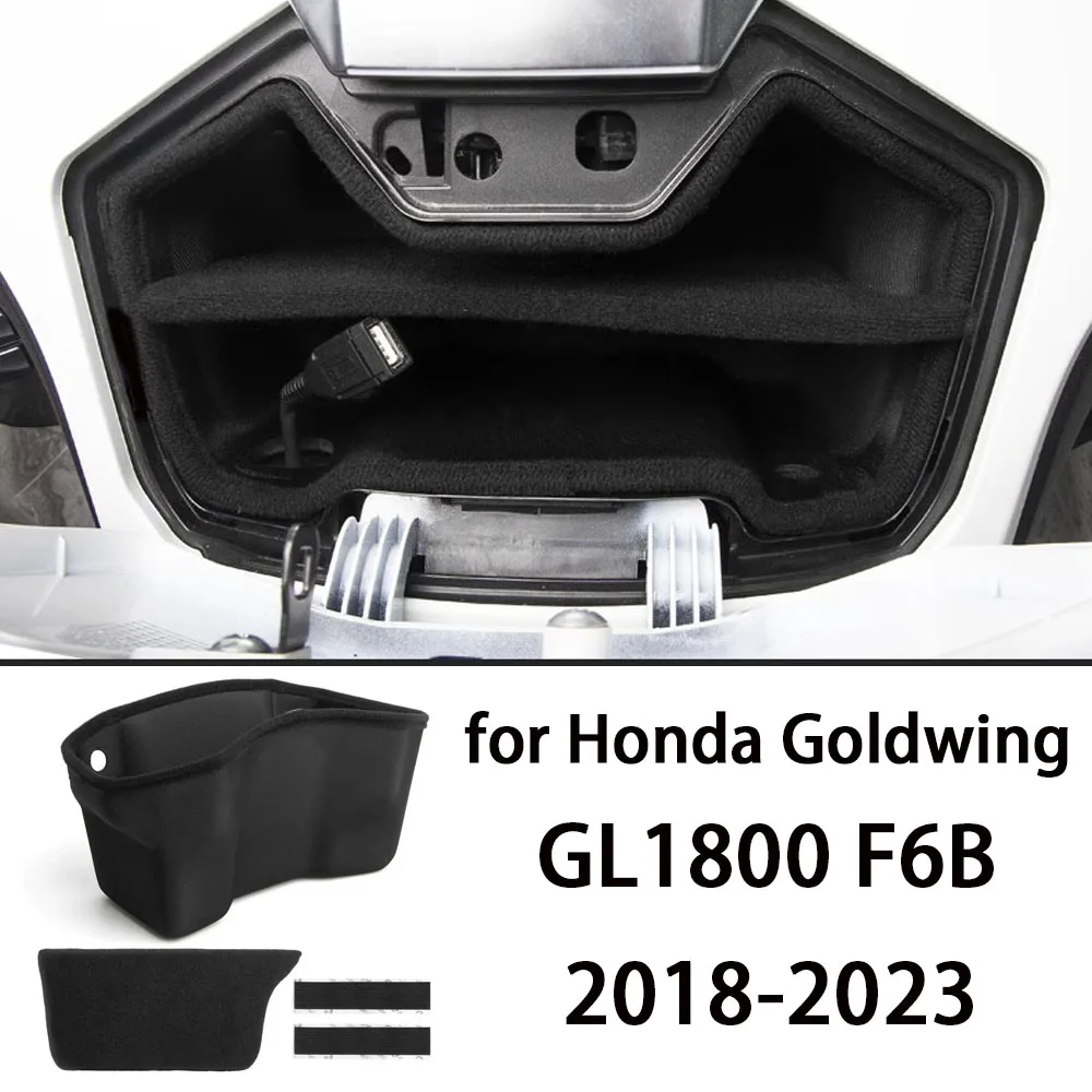 for Honda Goldwing GL1800 Accessories 2018-2023 GL 1800  F6B DCT Tour 1800B Motorcycle Storage Box Console Lining Eva Foam for honda goldwing gold wing 1800 tour f6b gl1800 2018 2019 2020 motorcycle kickstand foot side stand extension pad support plat