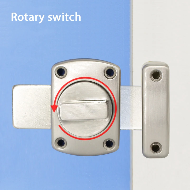 Door Lock Cast Metal Hook Latch Lock Toilet Doors Right Angle Sliding Gate