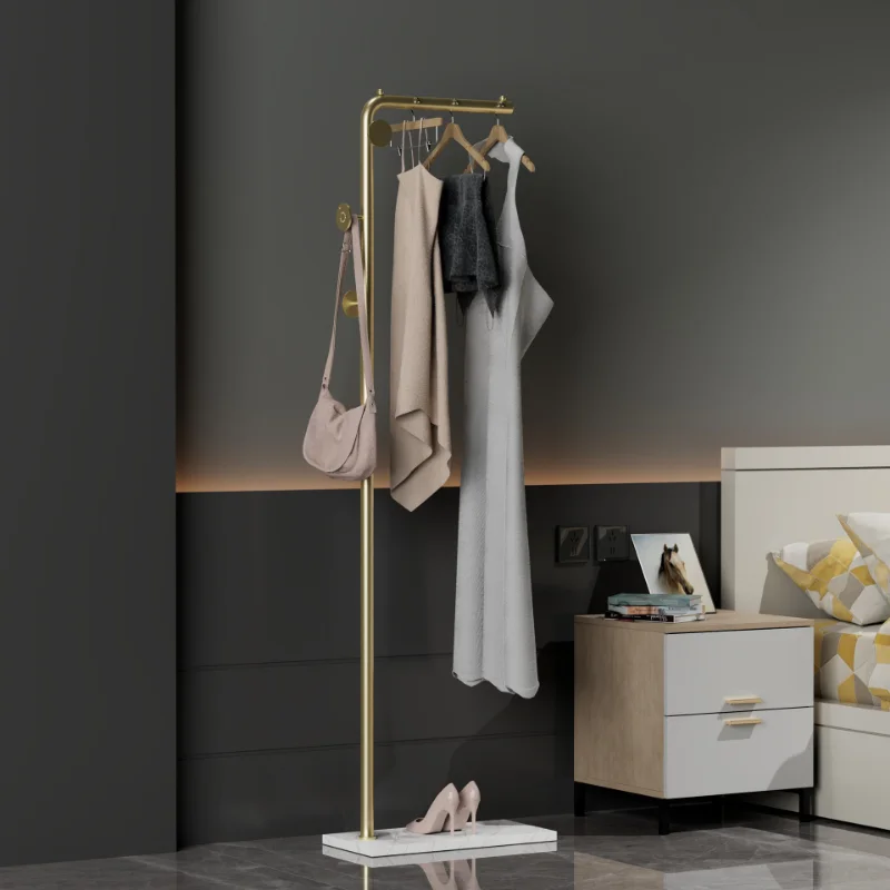 

Living Room Floor Bedroom Coat Rack Designer Simple Modern Display Clothes Hanger Hotel Corner Moveis Para Casa Hall Furniture