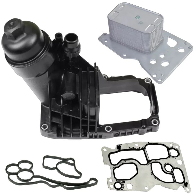 Engine Oil Filter Housing Oil Cooler Kit For BMW F20 F21 E90 E91 E92 E93 F30 F34 F36 F10 F11 E84 F25 N47 oil cooler kit