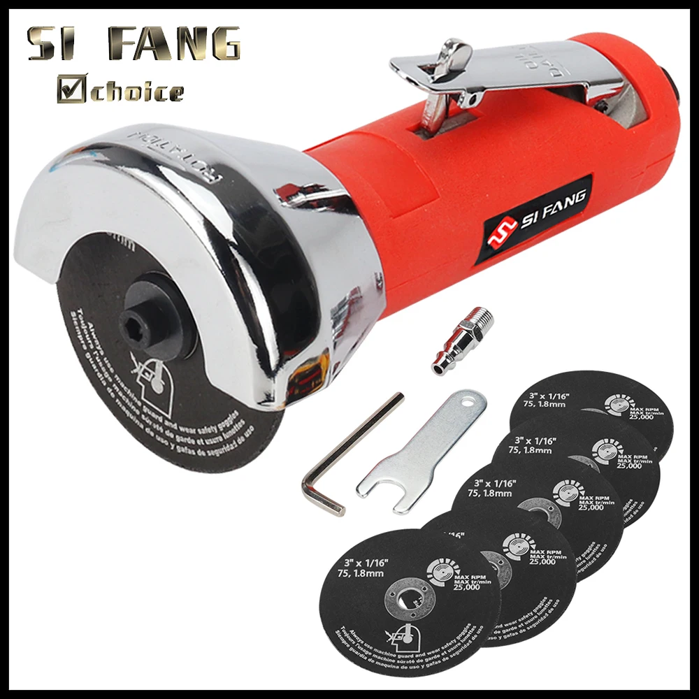 3 Inch Pneumatic Angle Grinder Wheel Air Grinder Tool for Metal Wood Cutting Pneumatic Tool Polishing Machine