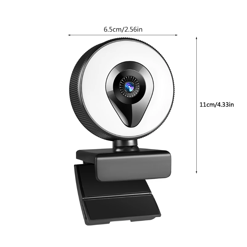 1080P 4K 2K 웹캠 웹 카메라 360° USB 마이크 라이브 뷰티 캠 비명 라이브 드롭 배송