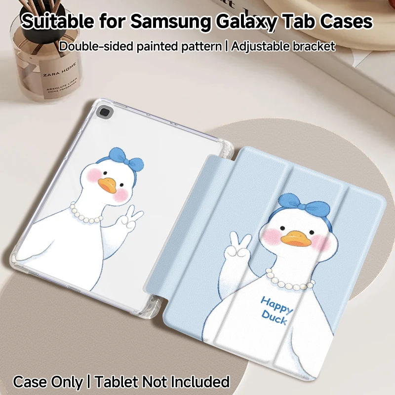 Tri-Fold Double-Sided Painted Tablet Case